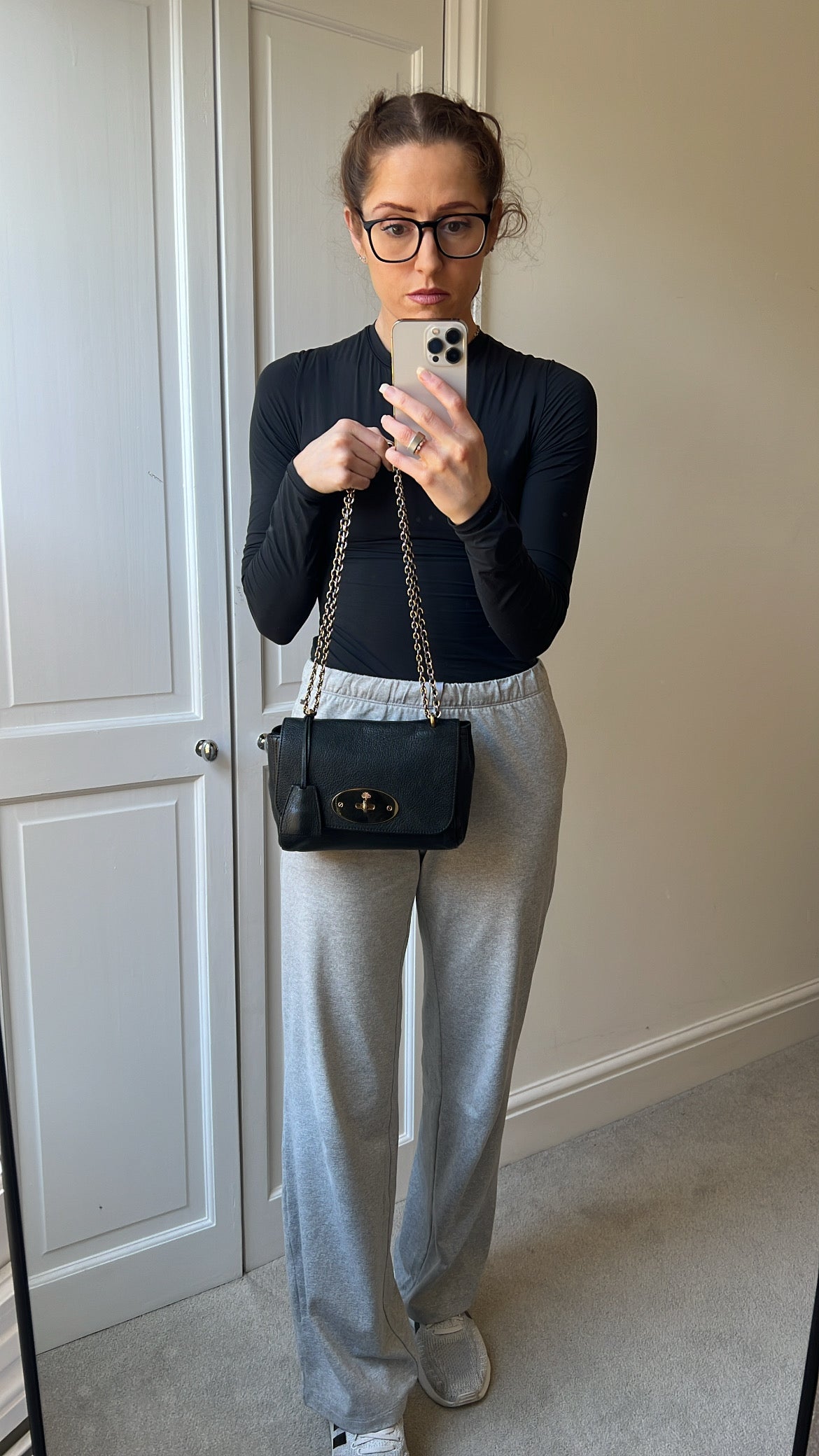 Mulberry Black Regular Lily with Hardware (RRP £995)