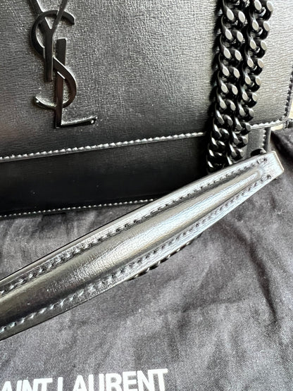 Yves Saint Laurent (YSL) Black on Black Medium Sunset (RRP £1,950)