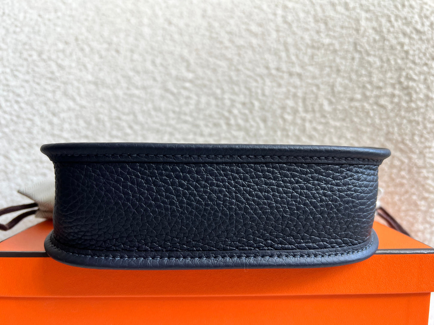 Hermes Evelyne TPM in Caban Clemence Leather with Palladium Hardware
