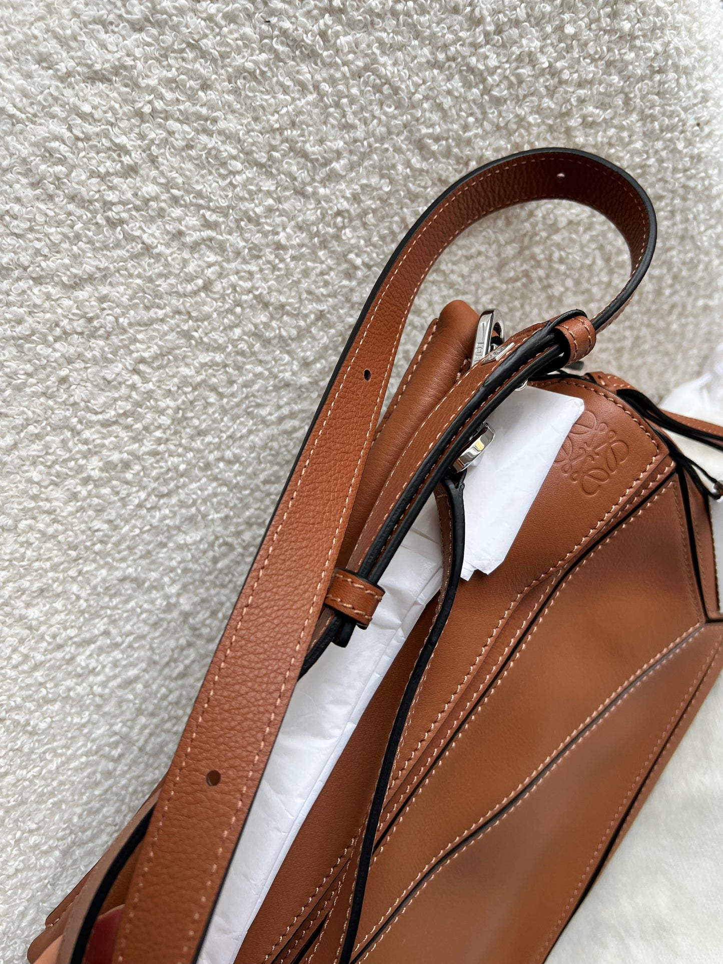 Loewe Tan Small Puzzle Bag (RRP £2550)