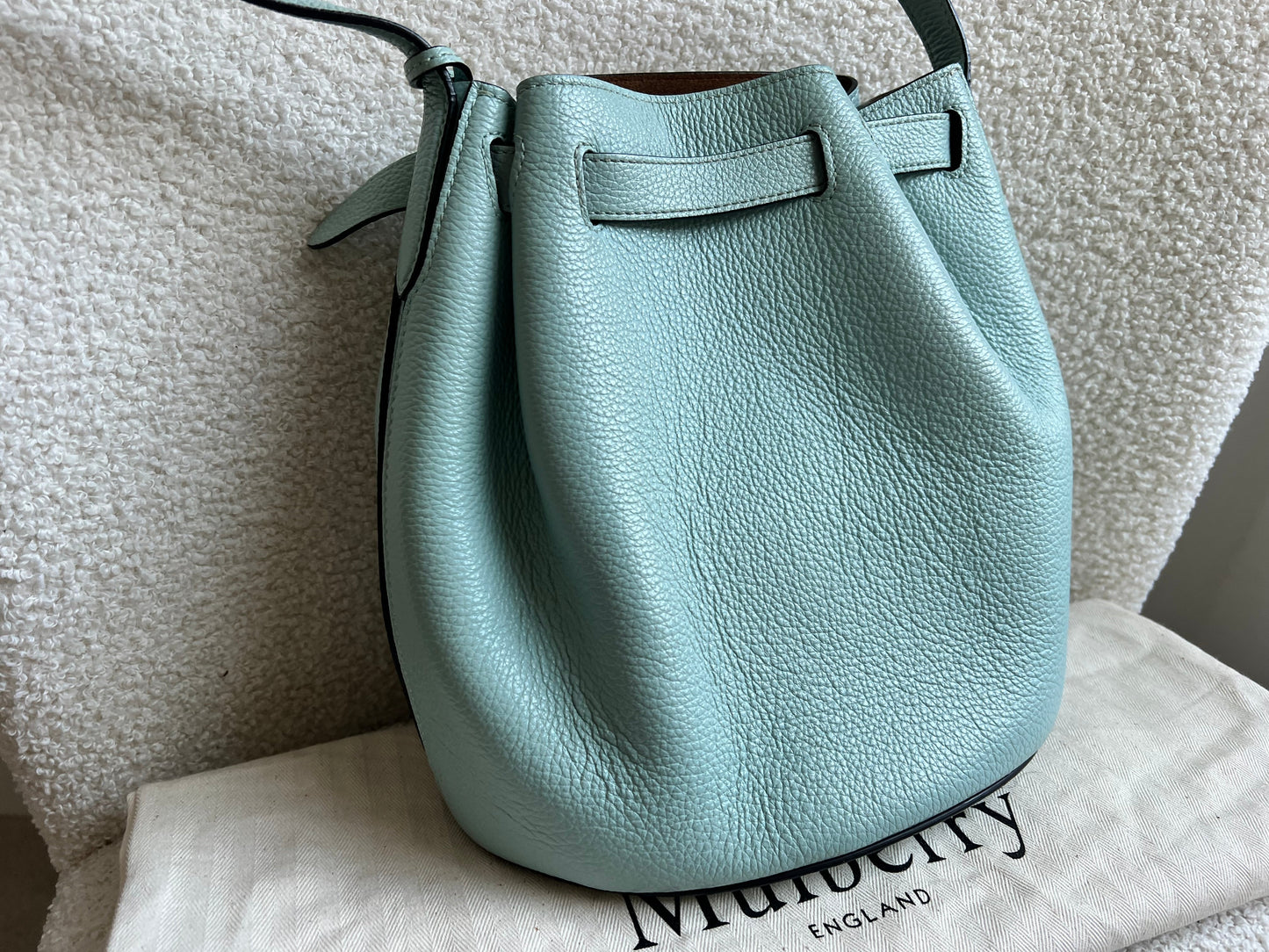 Mulberry Acrylic Green Abbey Bucket Bag (RRP £695)
