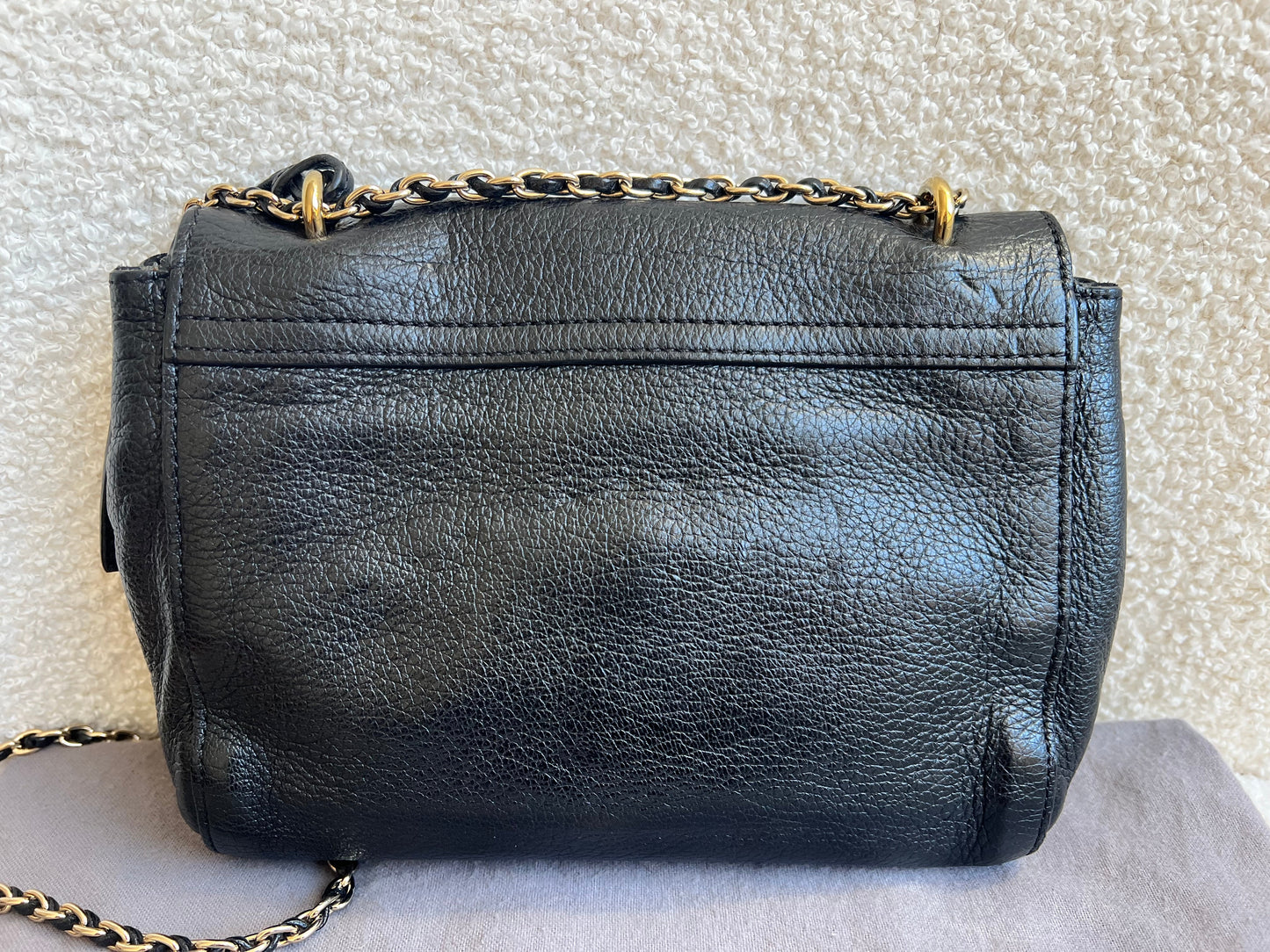 Mulberry Black Regular Lily with Gold Hardware (RRP £995)