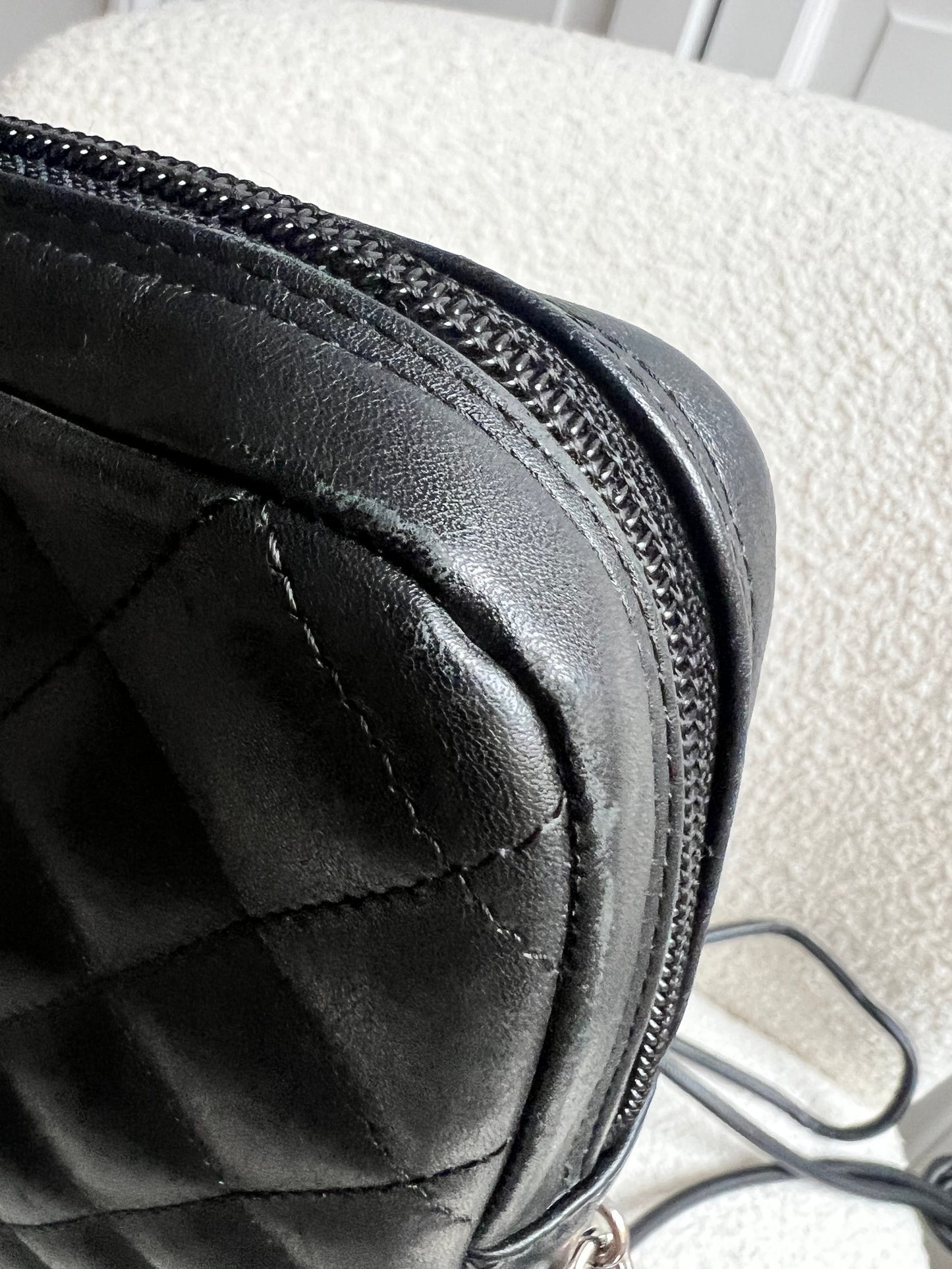 Chanel Black and White Cambon Line Large Crossbody