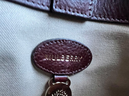 Mulberry Oxblood Small Double Zip Bayswater Tote (£1500)