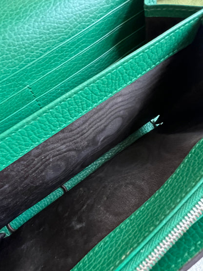 Gucci Dionysus Green Chain Wallet (RRP £1340)