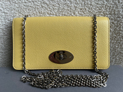 Mulberry Camomile Yellow Bayswater Clutch (RRP £495)