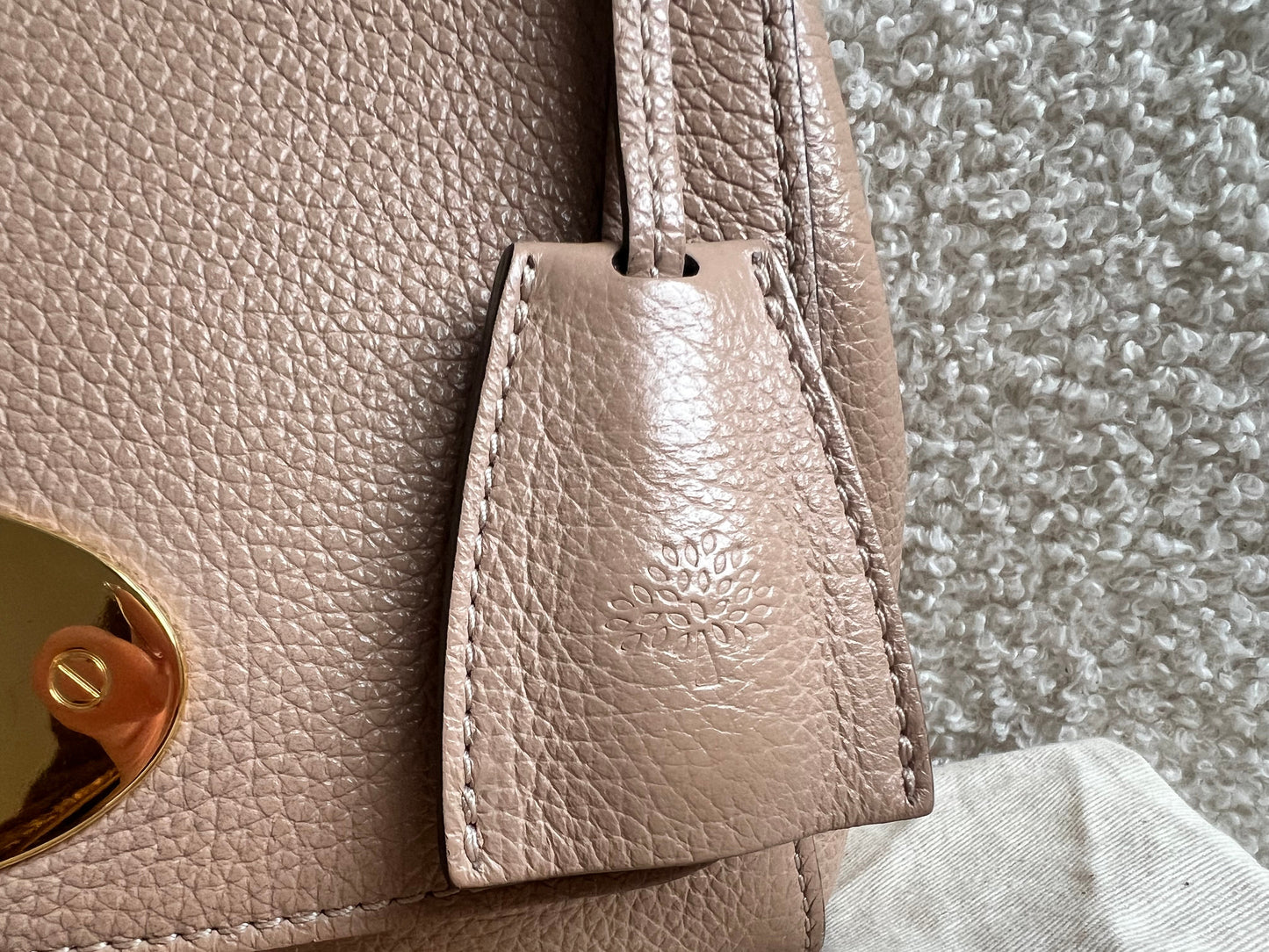 Mulberry Rosewater Regular Lily with Gold Hardware (RRP £995)