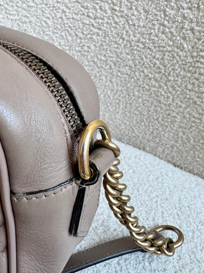 Gucci GG Marmont Dusty Pink Small Shoulder Bag (RRP £1440)
