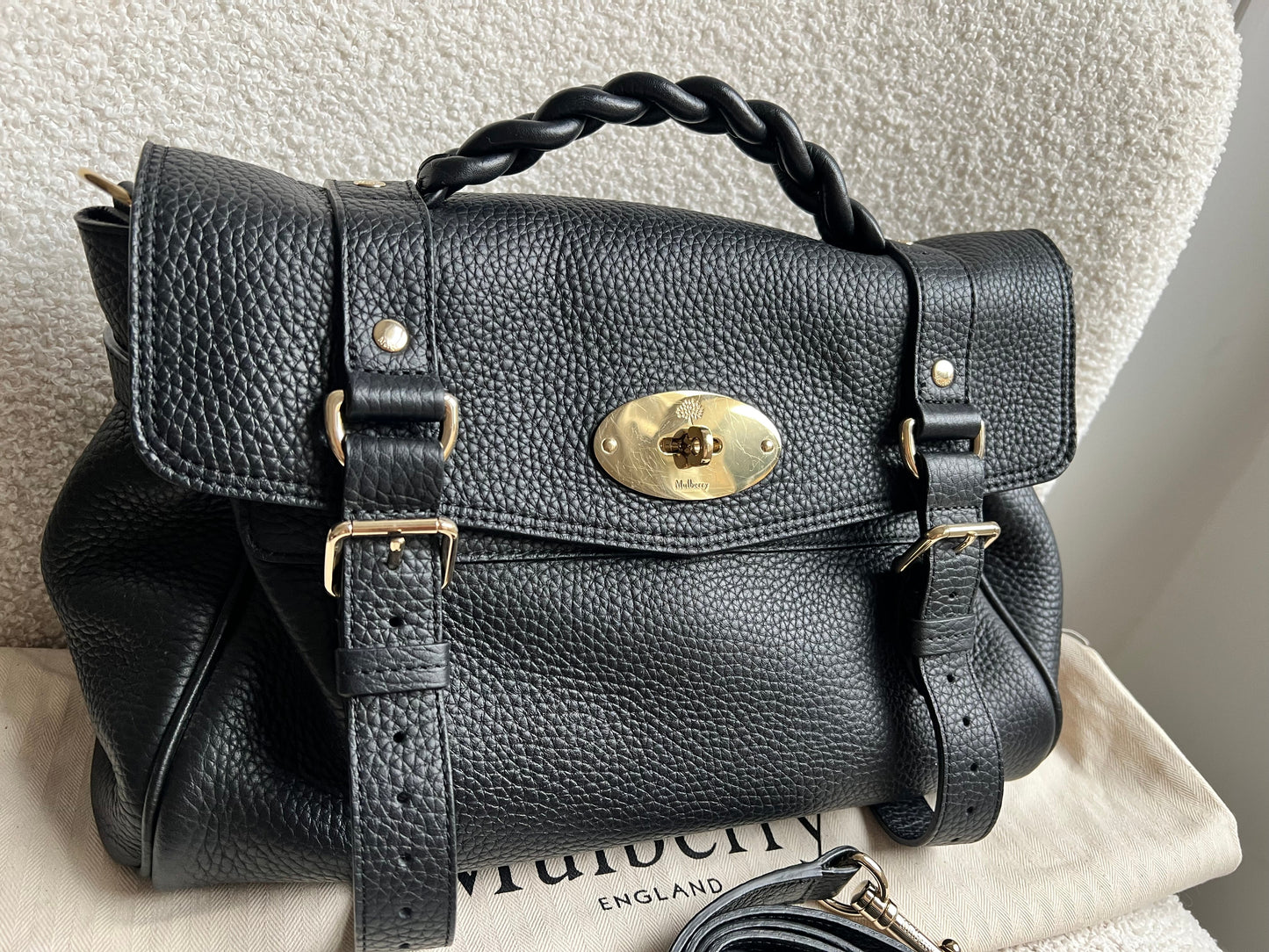 Mulberry Black Regular Alexa (RRP £1250)