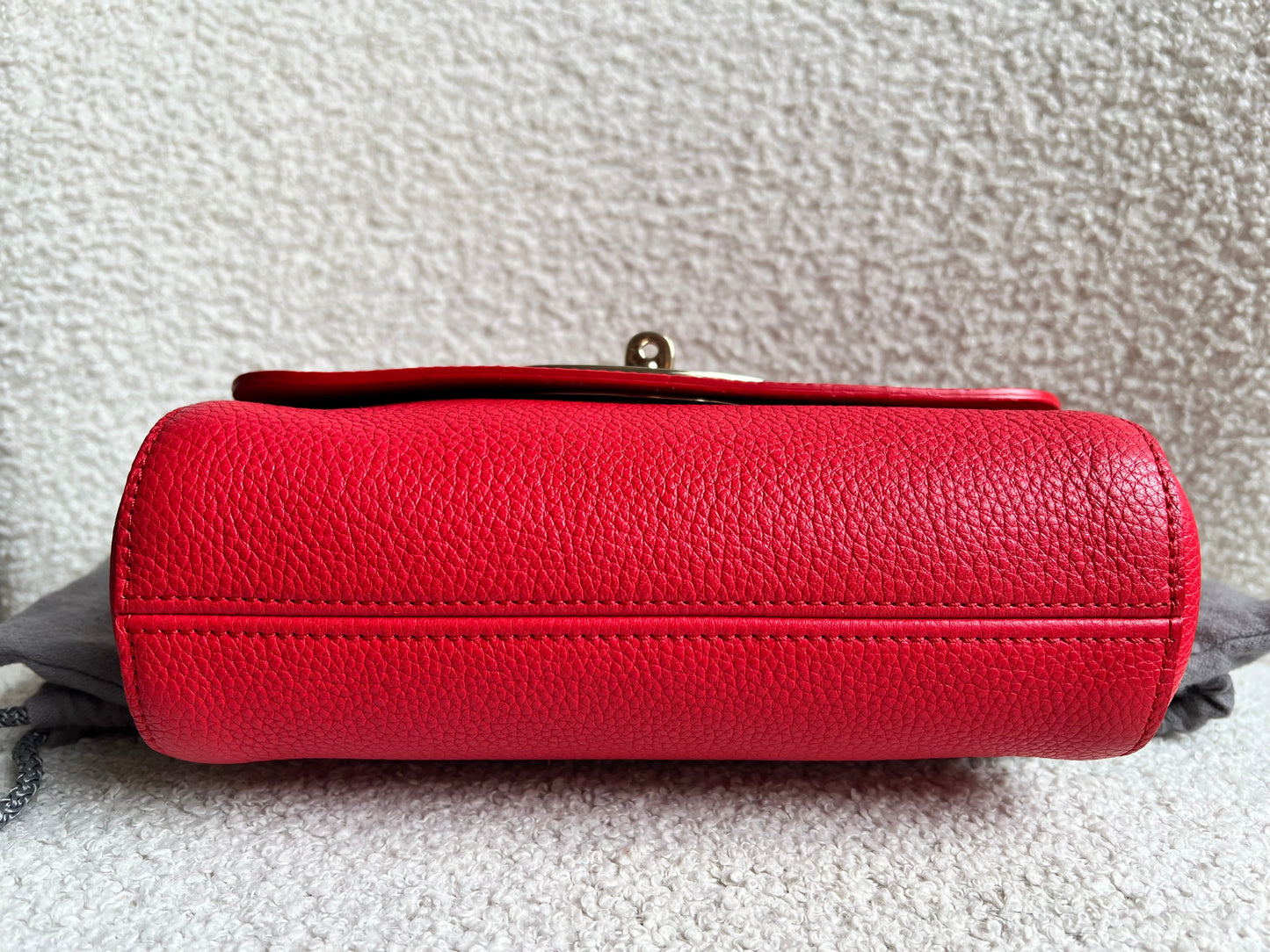 Mulberry Hibiscus Red Regular Lily with Gold Hardware (RRP £995)