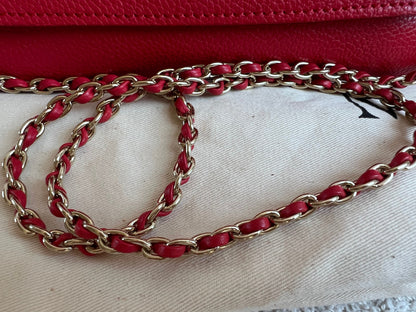 Mulberry Hibiscus Red Regular Lily with Gold Hardware (RRP £995)