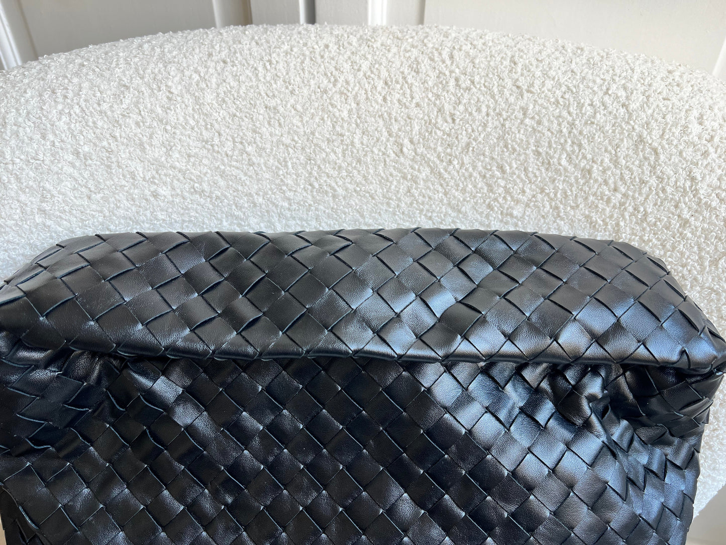 Bottega Veneta Black Small Hop Intraciatto (RRP £3370)