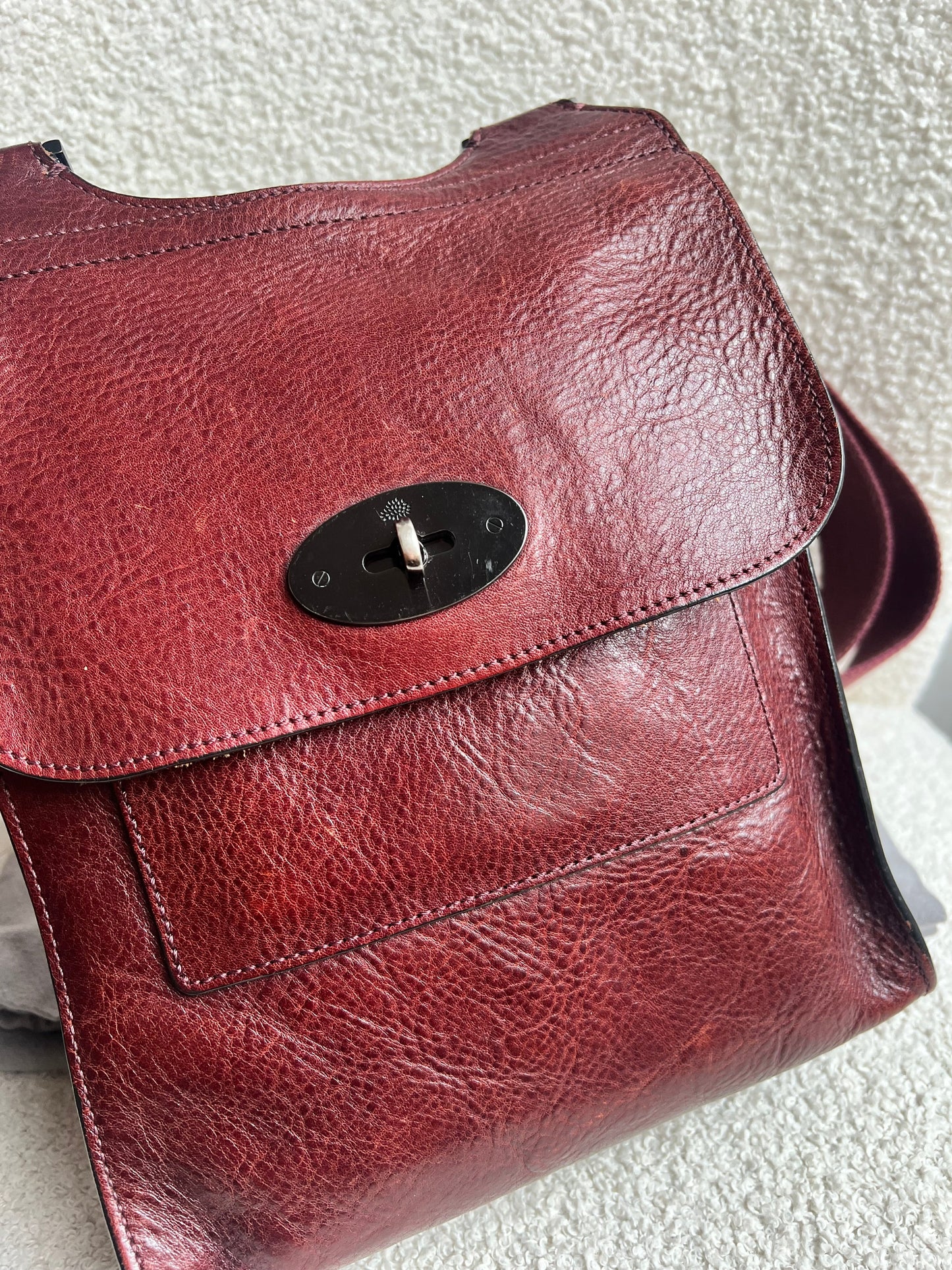 Mulberry Small Oxblood Antony