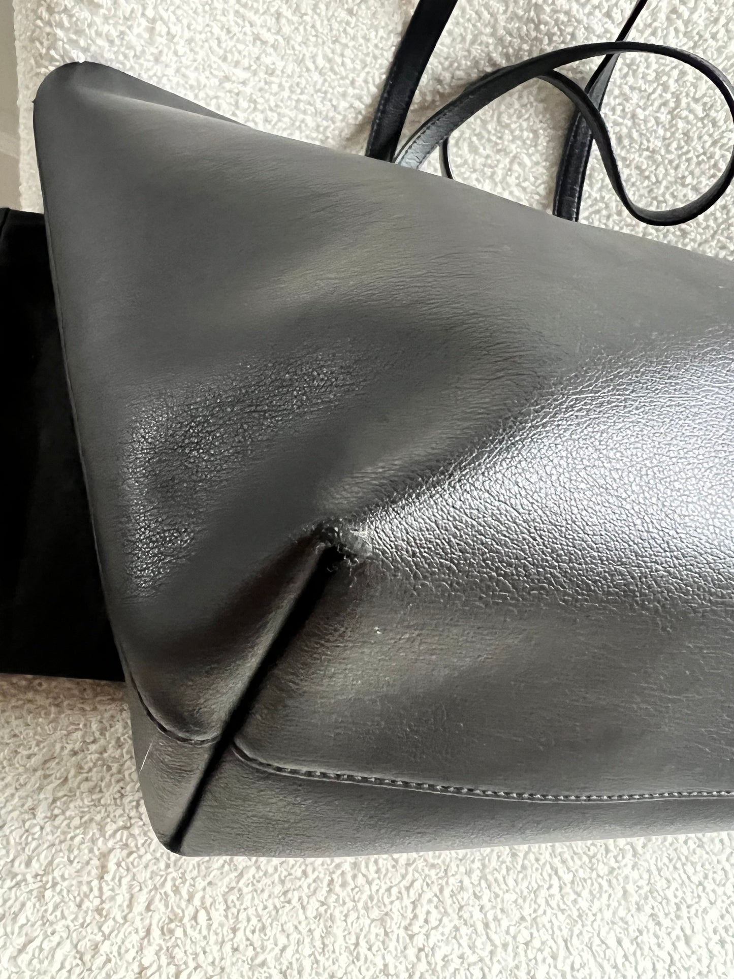 Yves Saint Laurent (YSL) Black E/W Shopping Tote (RRP £1115)