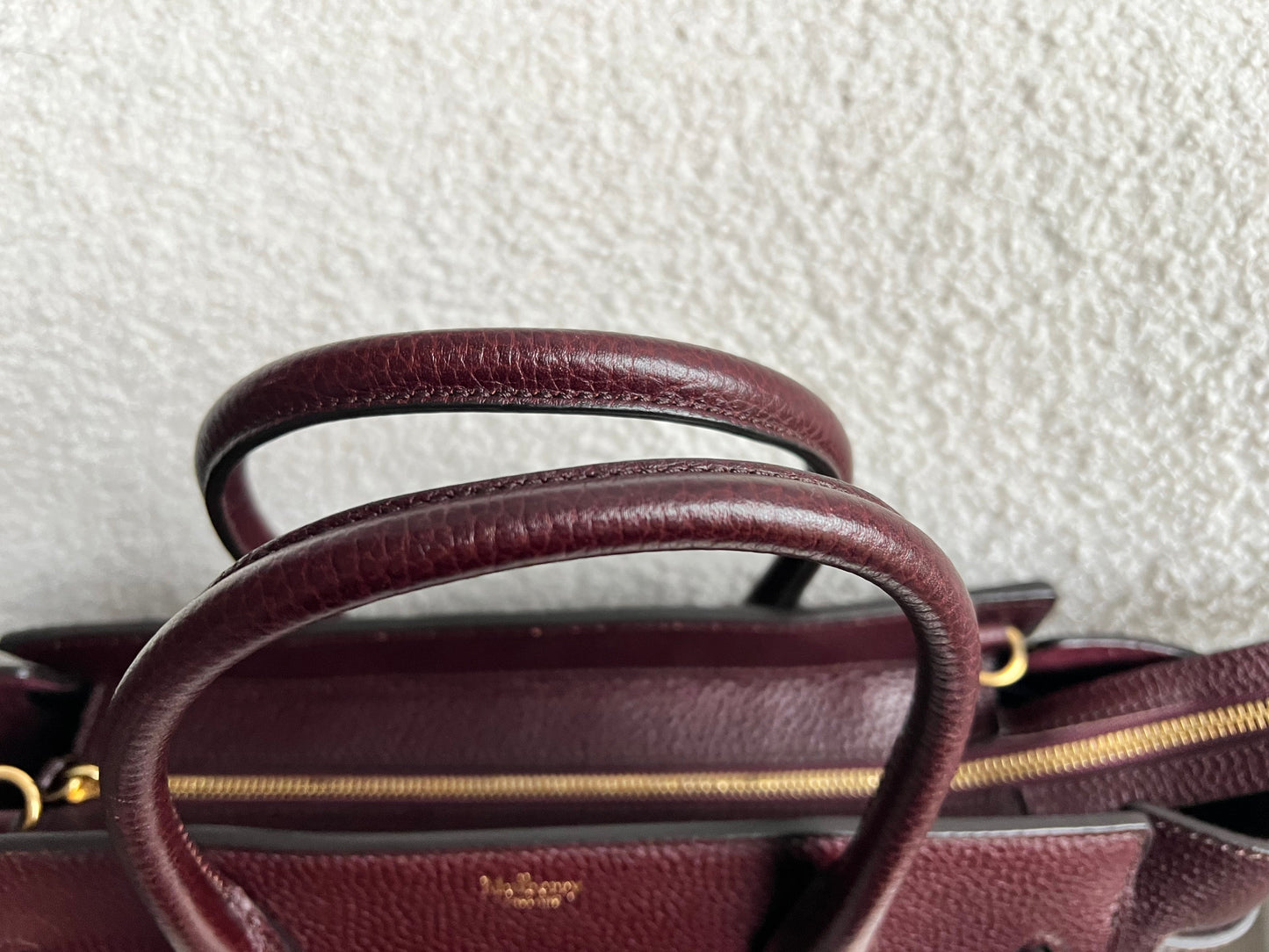 Mulberry Oxblood Small Zipped Bayswater (RRP £1,245)