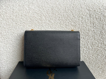 Yves Saint Laurent (YSL) Black Small Kate with Gold Hardware (RRP £1,550)