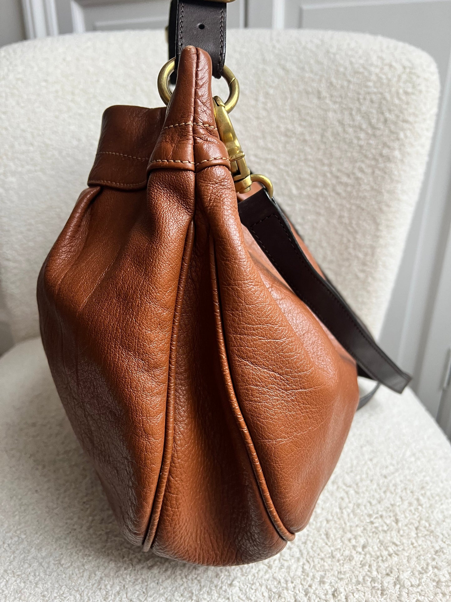 Mulberry East West Oak Mitzy Hobo