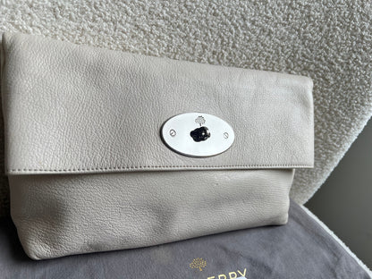 Mulberry Cream Clemmie Clutch (RRP £695)