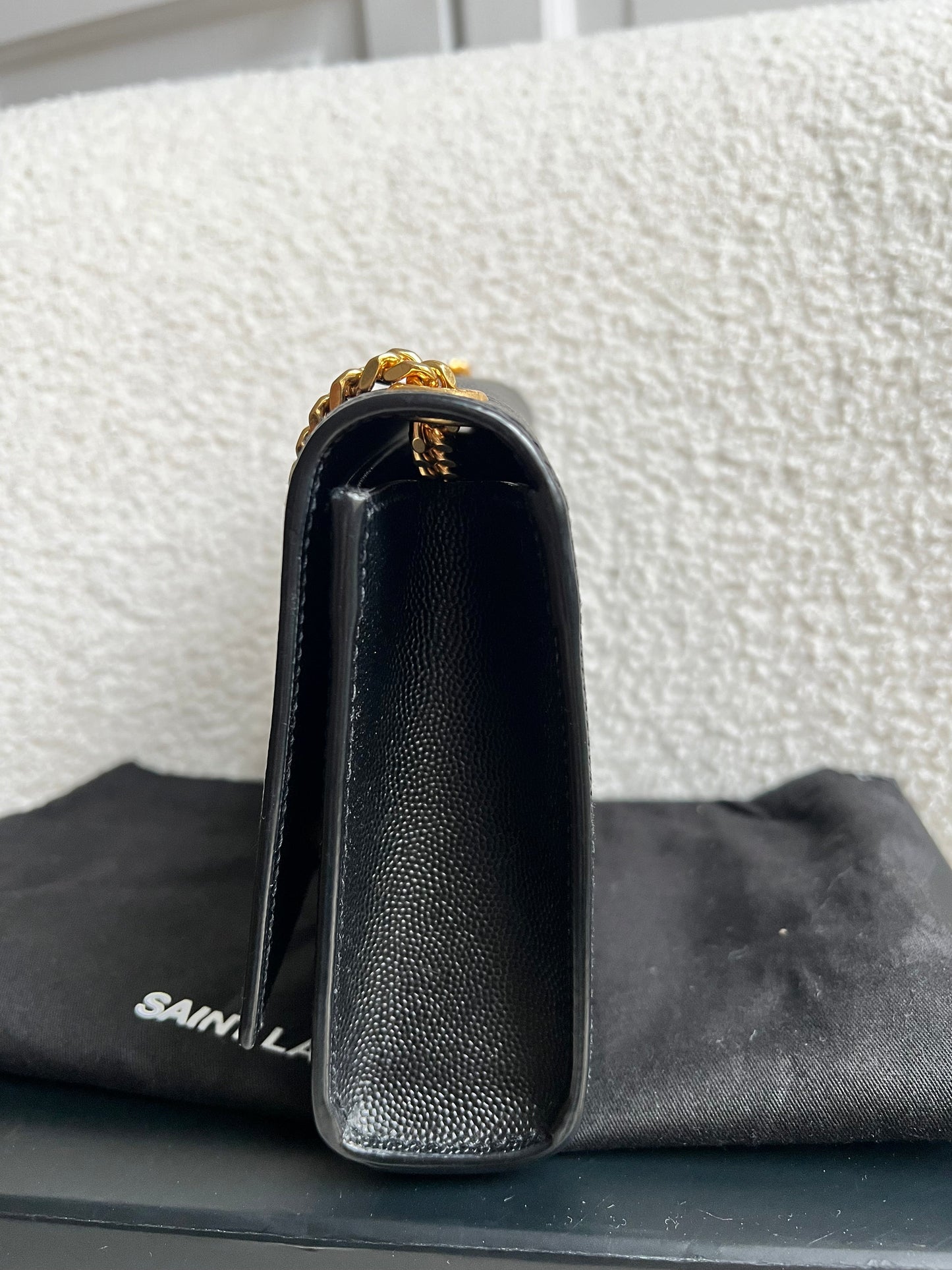 Yves Saint Laurent (YSL) Black Small Kate with Gold Hardware (RRP £1,550)