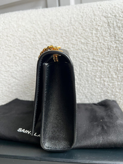 Yves Saint Laurent (YSL) Black Small Kate with Gold Hardware (RRP £1,550)