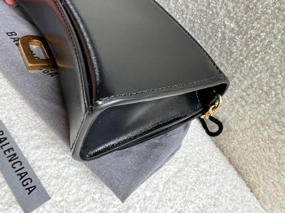 Balenciaga Black Hourglass Wallet on Chain (RRP £1190)
