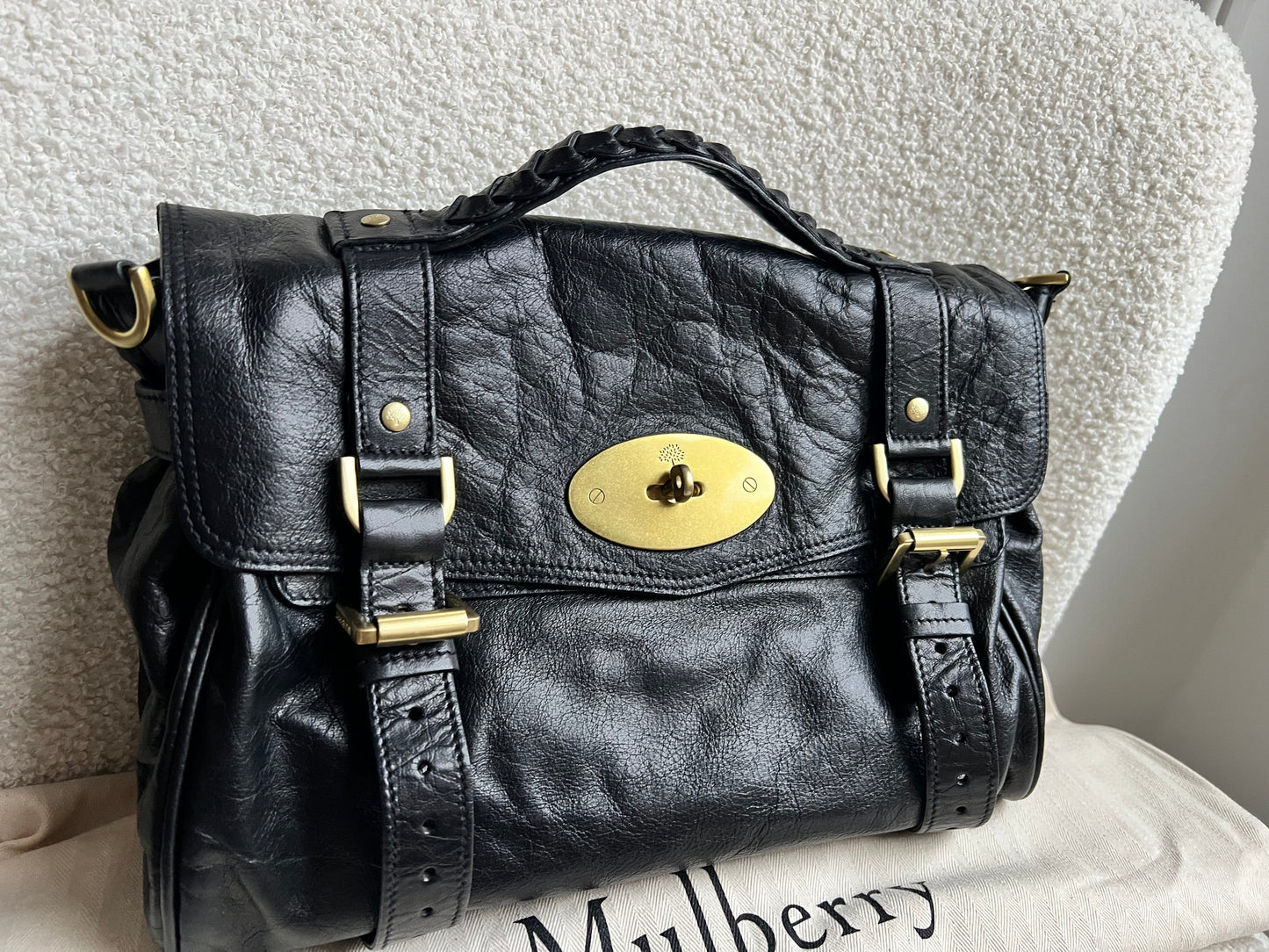 Mulberry Black Regular Alexa (RRP £1100)