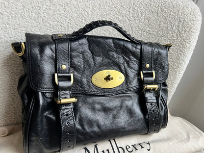 Mulberry Black Regular Alexa (RRP £1100)