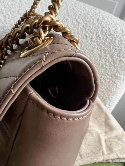 Gucci GG Dusty Pink Marmont Small Shoulder Bag (RRP £2070)