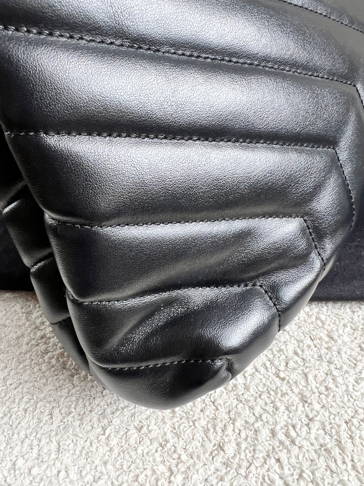Yves Saint Laurent (YSL) Medium Black on Black LouLou (RRP £2,150)