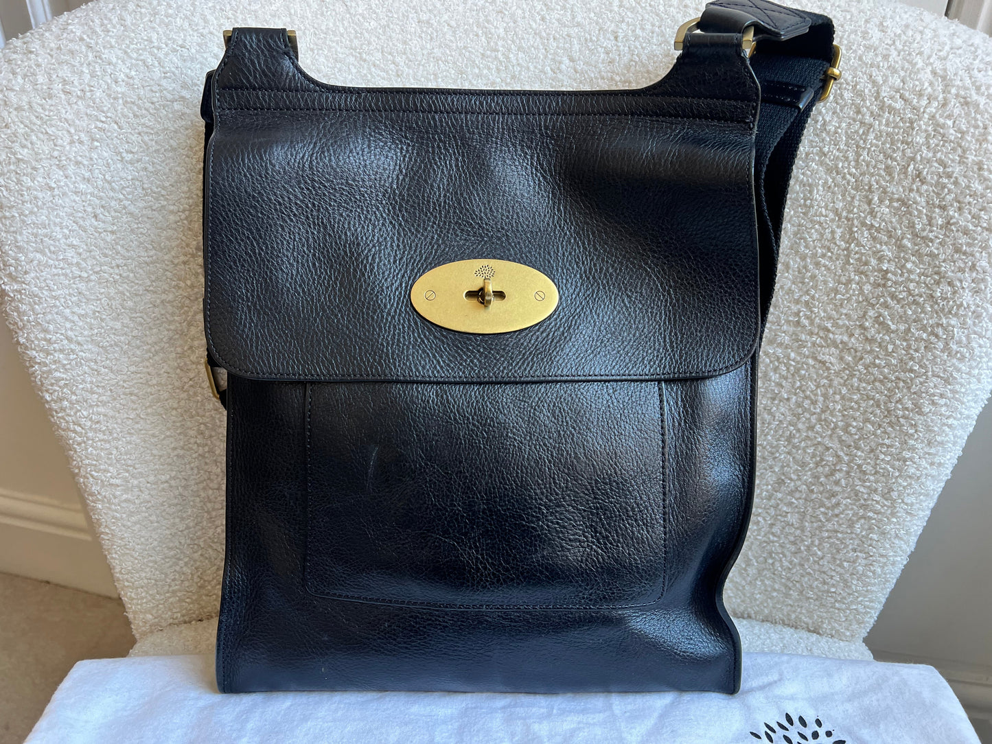 Mulberry Large Black Antony (RRP £695)