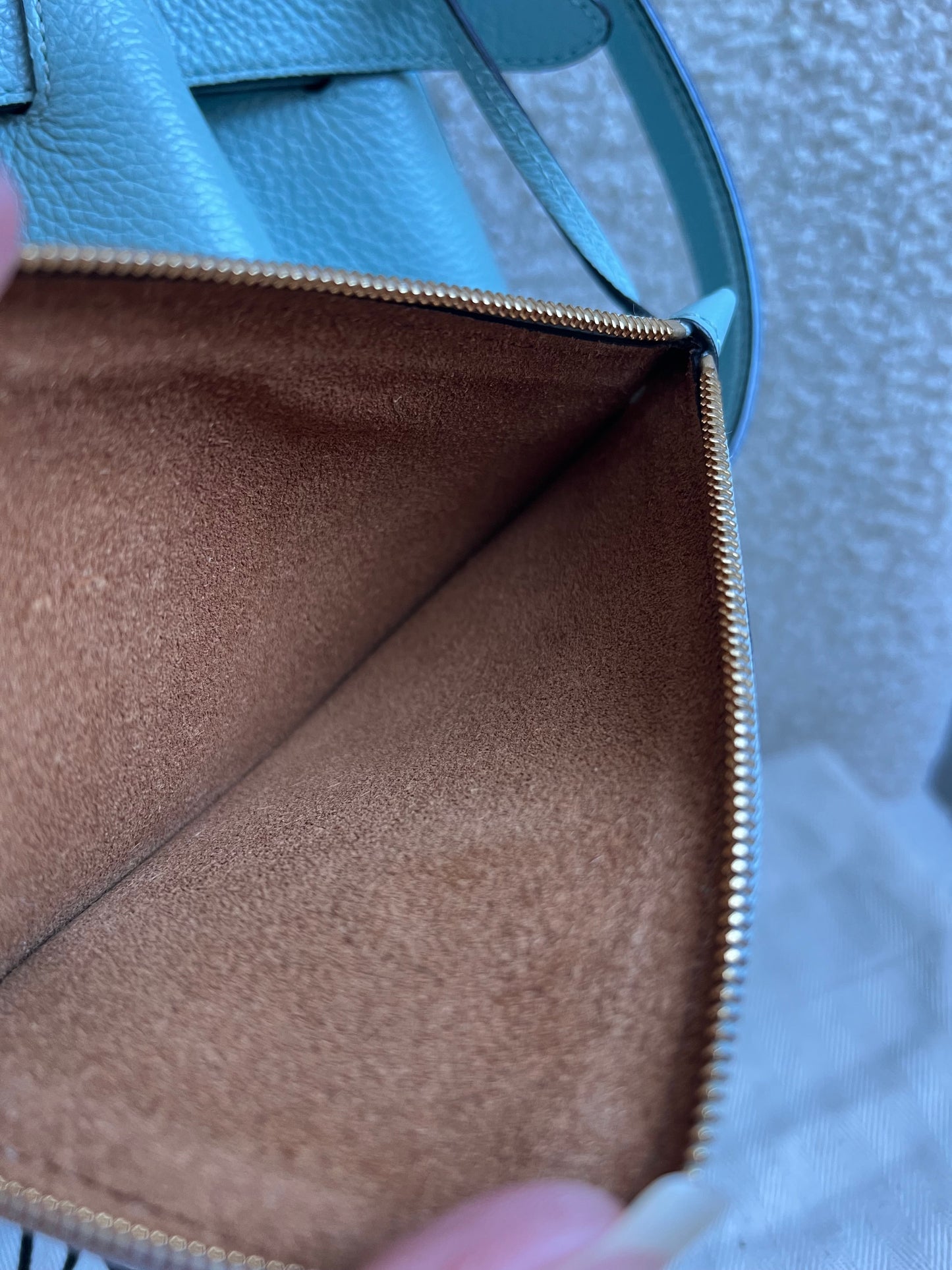 Mulberry Acrylic Green Abbey Bucket Bag (RRP £695)