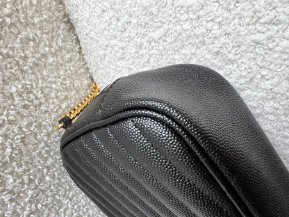 Yves Saint Laurent (YSL) Black Mini Lou Camera Bag (RRP £1285)