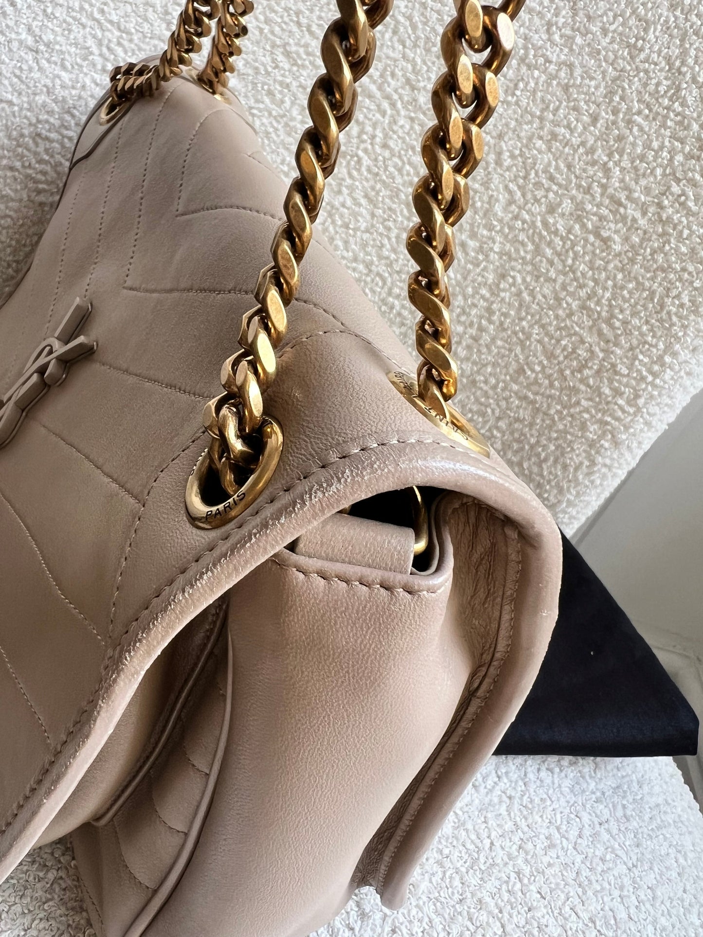 Yves Saint Laurent (YSL) Beige Medium Niki Chain Bag (RRP £2500)