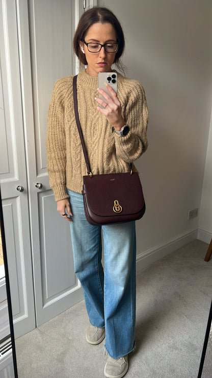 Mulberry Oxblood Amberley Satchel (RRP £1,195)