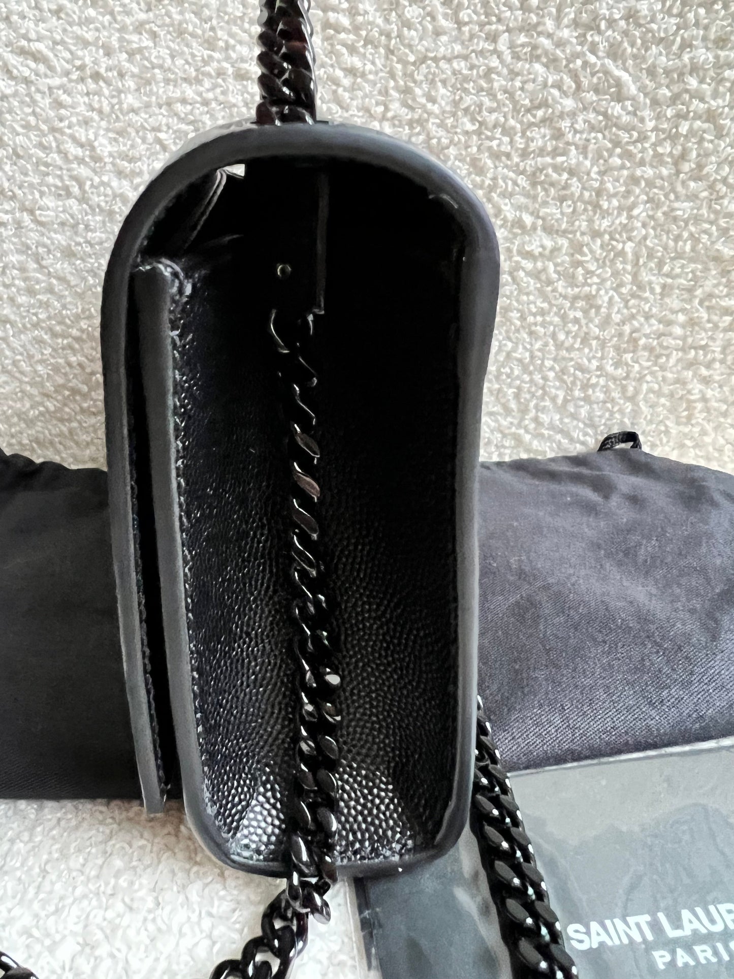 Yves Saint Laurent (YSL) Black on Black Mini Kate