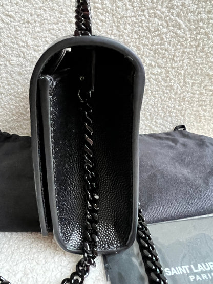Yves Saint Laurent (YSL) Black on Black Mini Kate