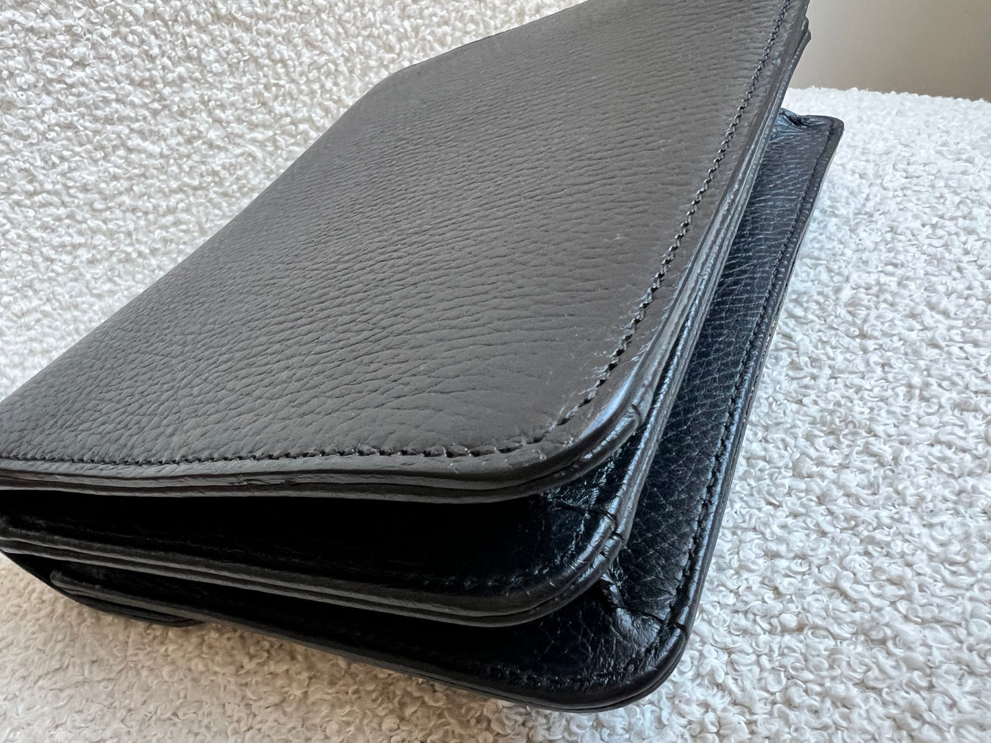 Gucci Interlocking GG Black Small Shoulder Bag
