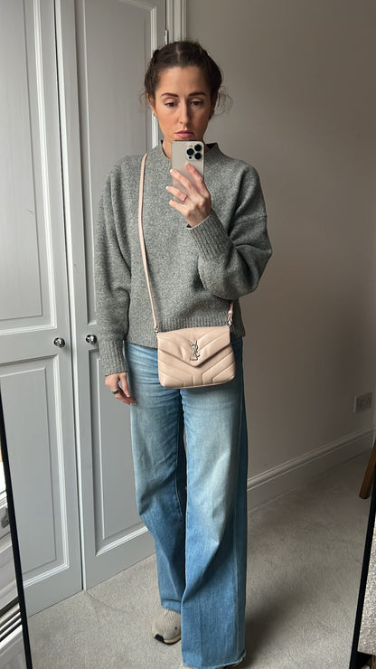Yves Saint Laurent (YSL) Pale Pink Toy Lou Lou with Silver Hardware (RRP £1,380)
