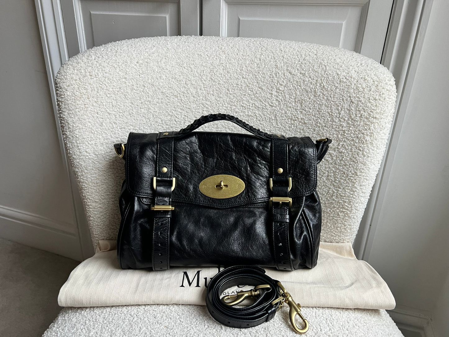 Mulberry Black Regular Alexa (RRP £1100)
