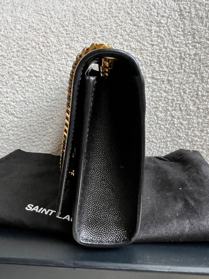 Yves Saint Laurent (YSL) Black Small Kate with Gold Hardware (RRP £1,550)