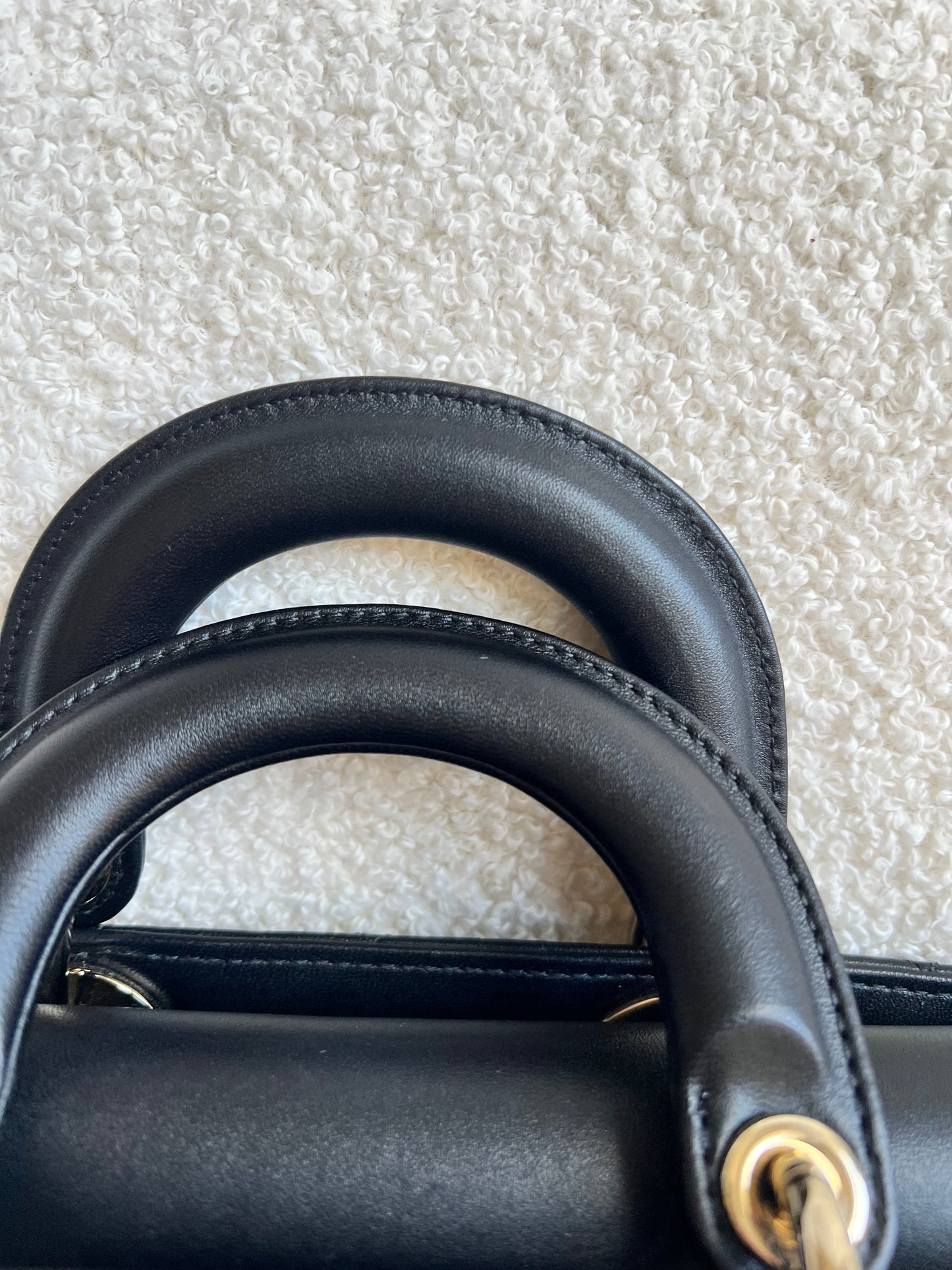 Dior Small Lady D-Joy Bag Black Cannage Lambskin (RRP £3,800)