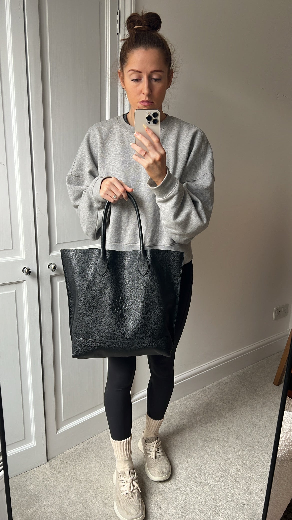 Mulberry Black Blossom Tote (RRP £550)