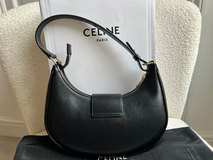 Celine Medium Ava Triomphe in Black (RRP £1850)