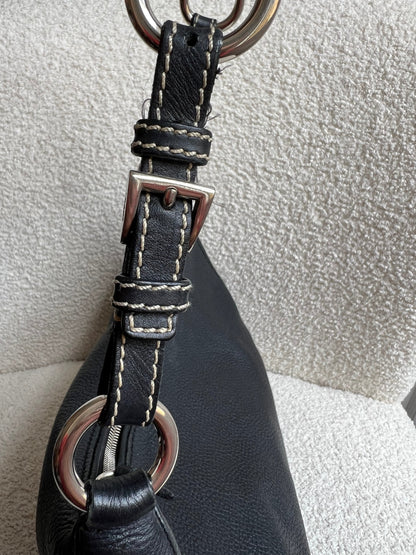 Prada Belted Zip Shoulder Bag Vitello Daino