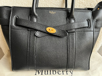 Mulberry Black Small Zipped Bayswater (RRP £1,245)