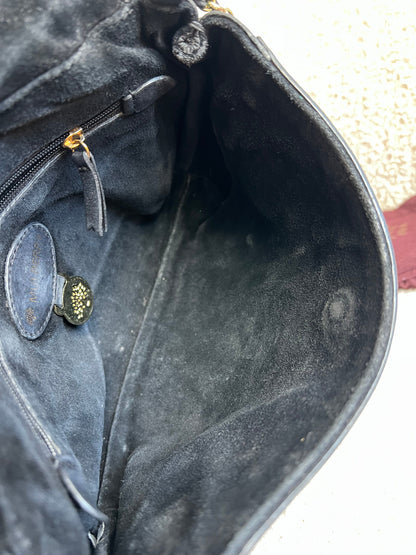Mulberry Small Black Margaret Shoulder Bag with Small Purse