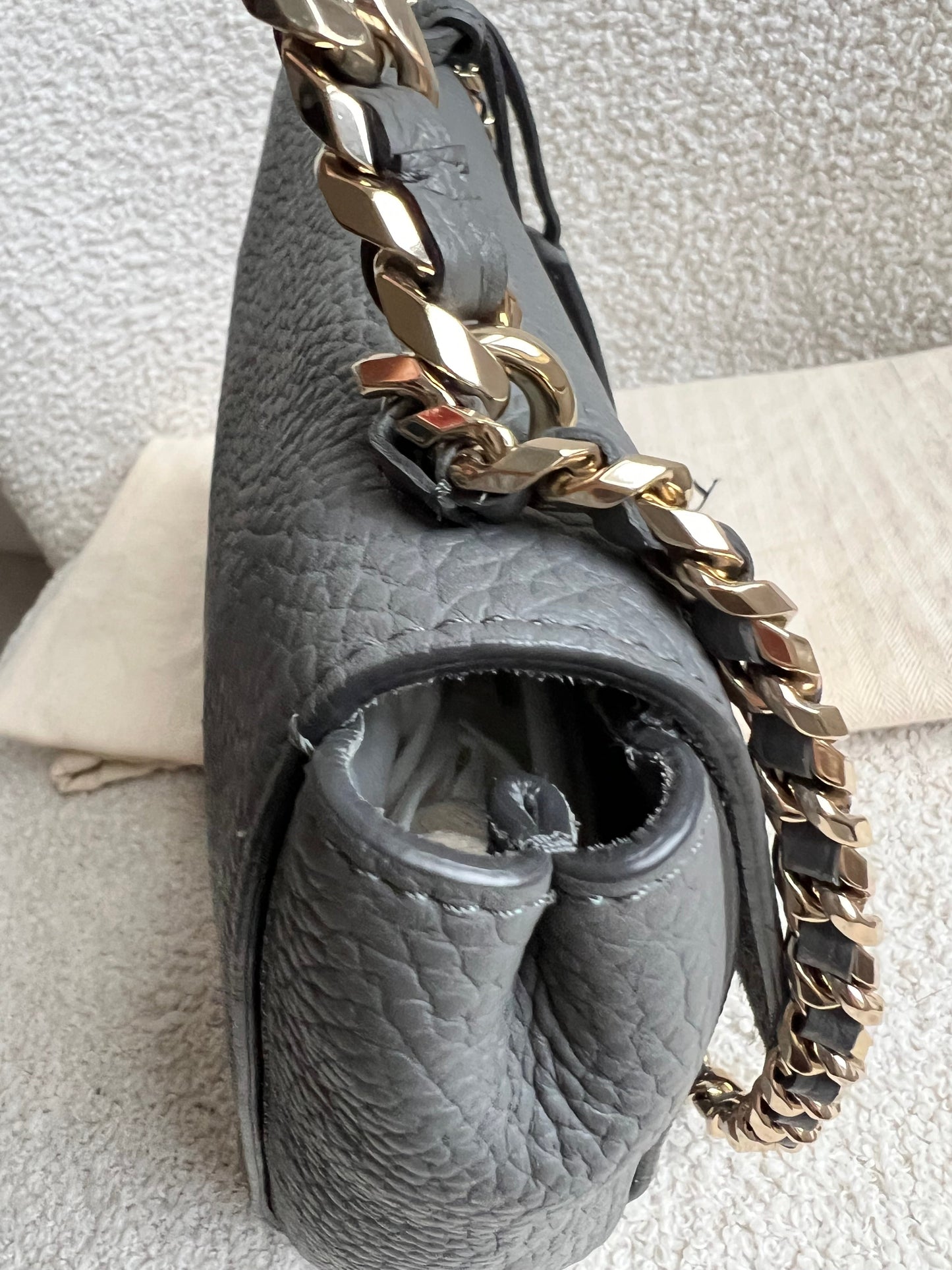 Mulberry Solid Grey Regular Top Handle Lily (RRP £1095)