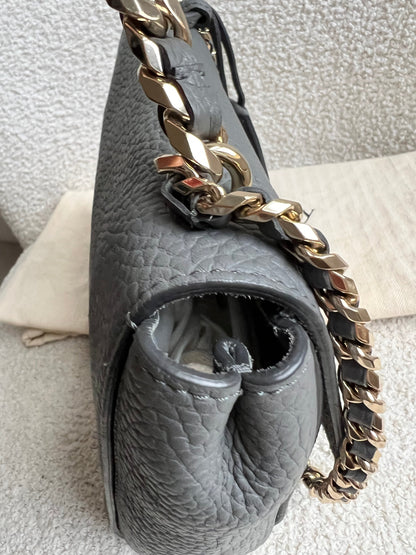 Mulberry Solid Grey Regular Top Handle Lily (RRP £1095)