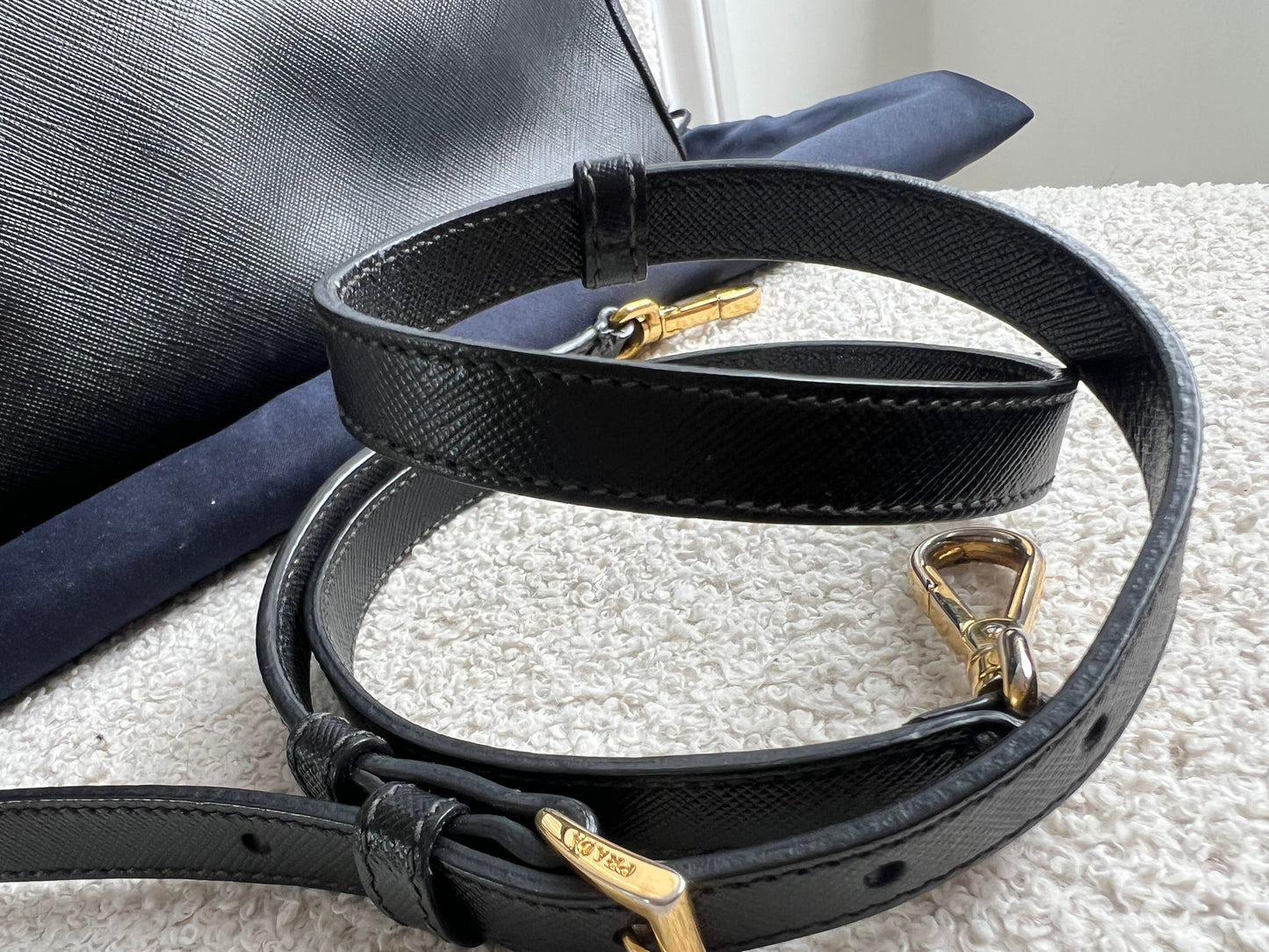 Prada Black Galleria Saffiano Tote