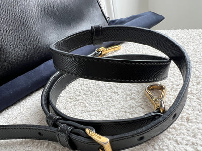 Prada Black Galleria Saffiano Tote